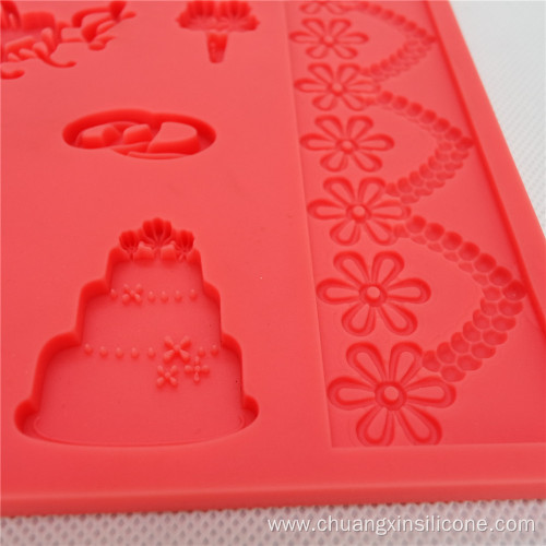 Cake Decoration Mould Wedding Set Design